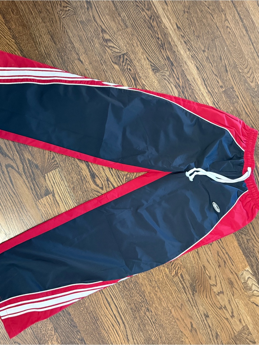 Kids Navy and Red Athletic Track Pants